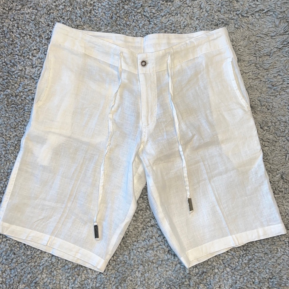 Mens Sauvage California Linen Shorts